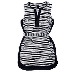 New Ann Taylor Casual Black and White short dress